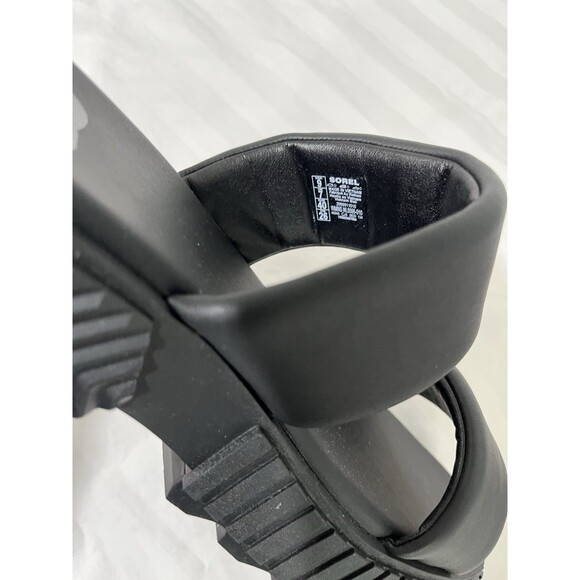 Sorel Ona Streetworks Platform Mid Heel Sandals Black Women’s Size 9 NWOB - Picture 10 of 11